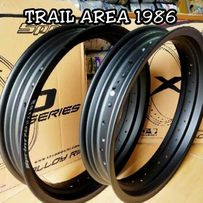 Gambar Velg tapak lebar 300 350 ring 17 Rossi Sprint XD Supermoto 36 hole set dari TRAIL AREA Kab. Sleman Tokopedia