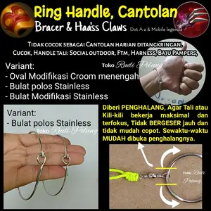 Ring Handle or Gelang untuk kombinasi Pemanjang Tali Parrot