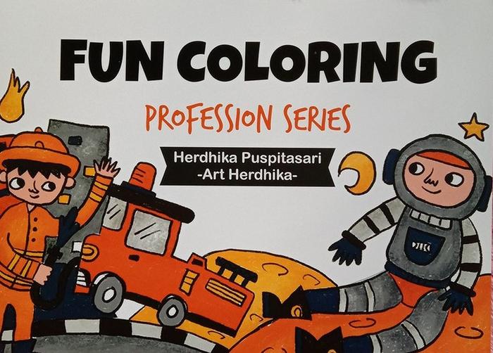 Gambar FUN COLORING SERIES TEMA - Merah dari KETEMUBUKUONLINE Kab. Sleman 5 Tokopedia