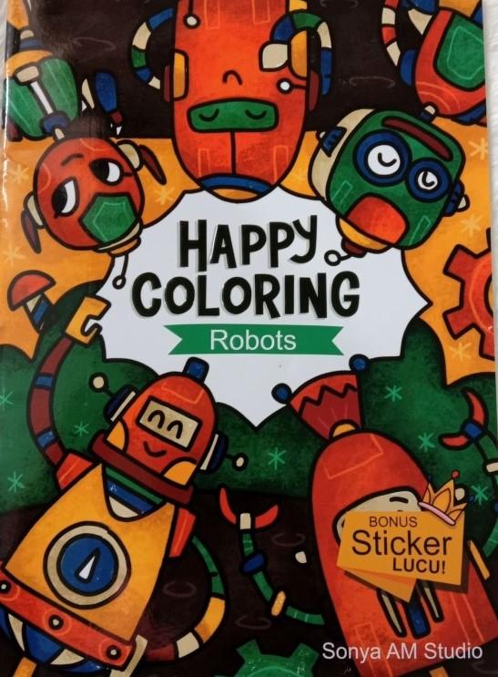 Gambar ROBOT HAPPY COLORING dari KETEMUBUKUONLINE Kab. Sleman Tokopedia