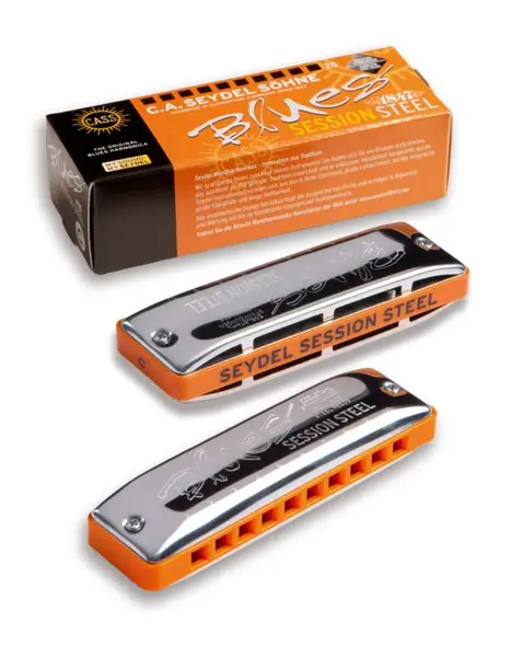 harmonica harmonika seydel blues session steel 10301