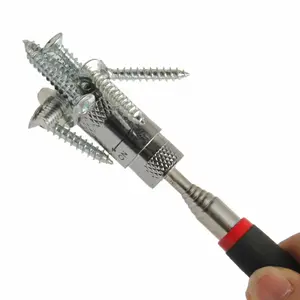 Tongkat Telescopic Magnet Pickup Tool with Lampu LED