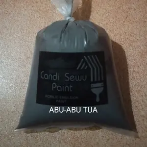 CAT TEMBOK 1KG KWALITAS SUPER WARNA ABU2 TUA