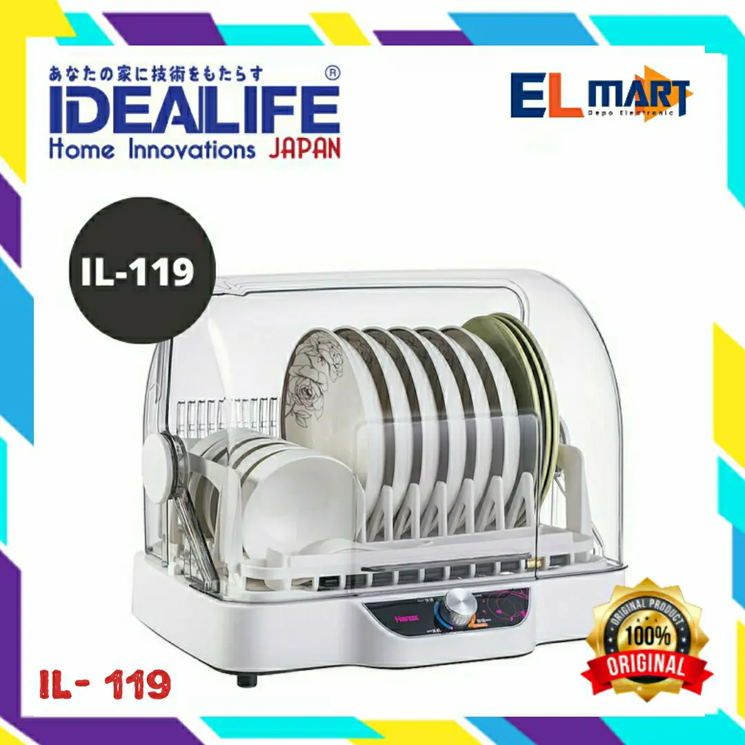 Alat Steril Botol Piring Idealife Sterilizier Dish Dryer IL 119 IL119