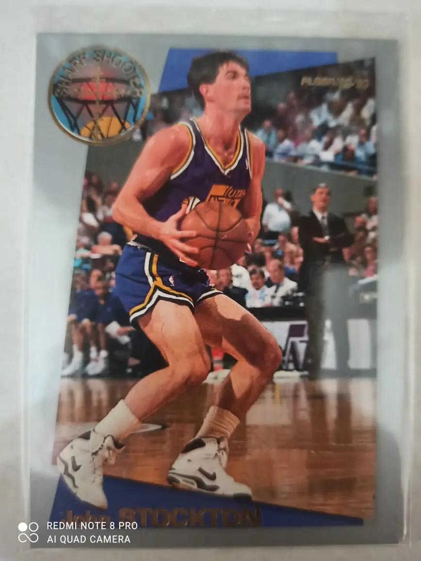 1992-93 FLEER JOHN STOCKTON SHARPSHOOTER