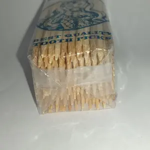 Tusuk gigi double Head / toothpick tajam depan belakang 2 kepala