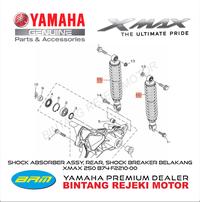 Gambar SHOCK ABSORBER ASSY, SHOCK BREAKER BELAKANG XMAX 250 B74-F2210-00 dari Yamaha Bintang Rejeki Motor Kab. Bandung 2 Tokopedia