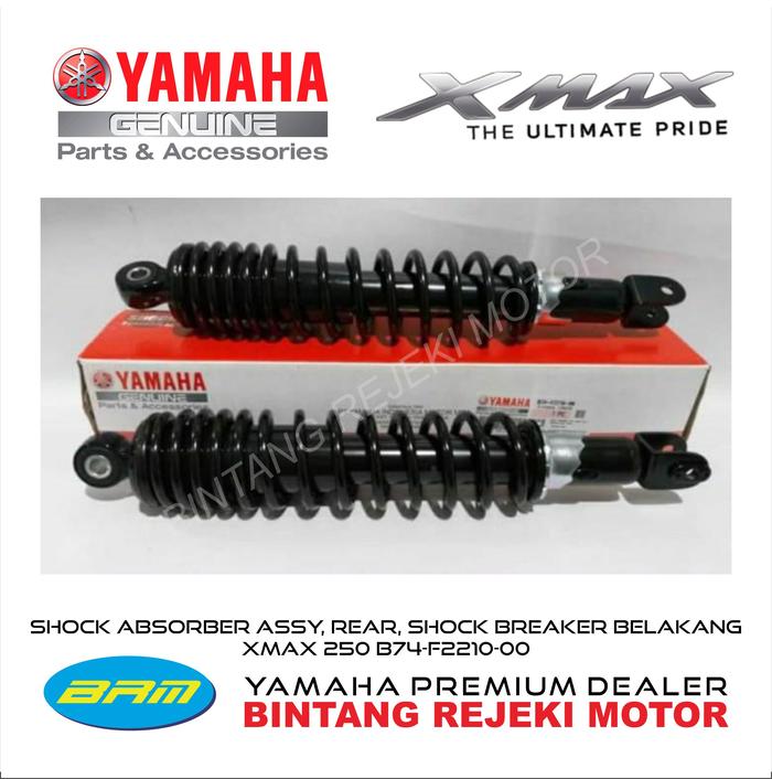 Gambar SHOCK ABSORBER ASSY, SHOCK BREAKER BELAKANG XMAX 250 B74-F2210-00 dari Yamaha Bintang Rejeki Motor Kab. Bandung Tokopedia