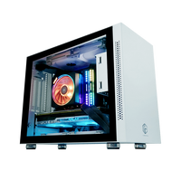 Gambar CUBE GAMING AXEL TEMPERED GLASS - Mini ITX GAMING CASE - Putih dari Techno Computer Bali Kota Denpasar 2 Tokopedia