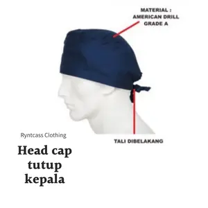 head cap nurs cap dokter perawat tutup kepala medis American drill