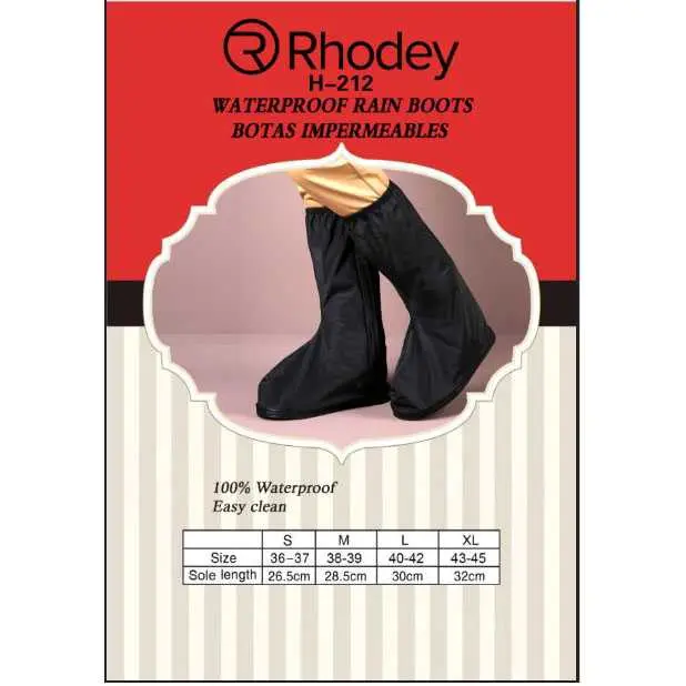 Sarung Pelindung Sepatu Rain Cover Jas Hujan Sepatu XL 4