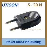 Gambar UTICON Steker Biasa Pin Kuning S-20 N dari BestBright Store Kota Administrasi Jakarta Pusat 1 Tokopedia