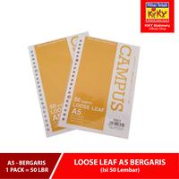 Gambar KIKY Loose Leaf / Kertas File Putih Bergaris Ukuran A5 Isi 50 Lembar dari Kiky Stationery Kota Administrasi Jakarta Barat 3 Tokopedia