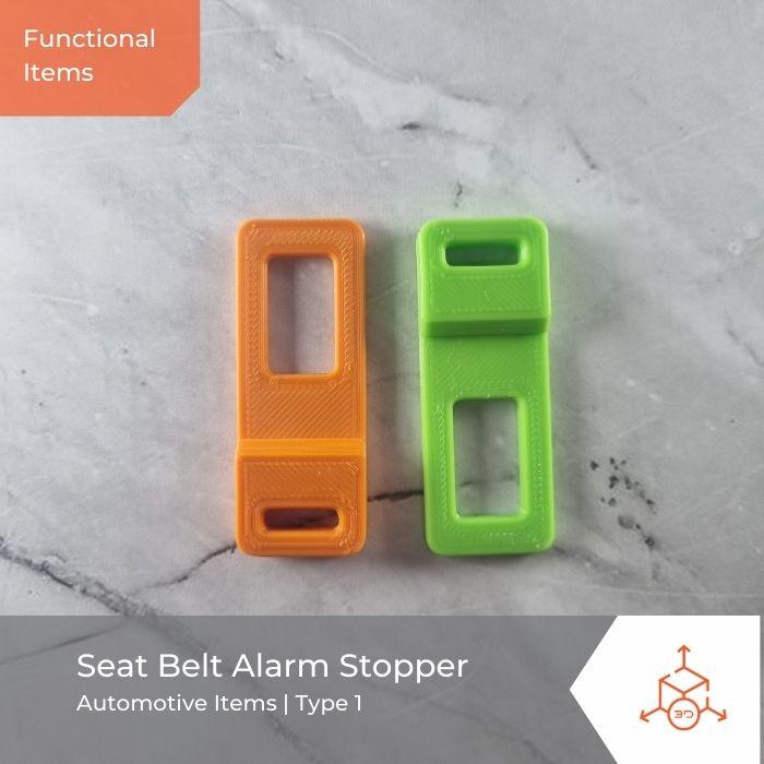 Seat Belt Alarm Stopper | Belt Buzzer | Seatbelt Buckle | 3D Print-1 1
