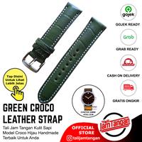 Gambar 20mm 22mm Green Croco (Kulit Sapi) Leather Strap Kulit Asli Tali Jam dari Tali Jam Tangan com Kota Tangerang Selatan 1 Tokopedia