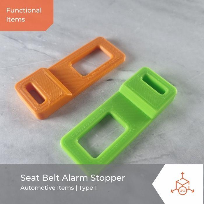 Seat Belt Alarm Stopper | Belt Buzzer | Seatbelt Buckle | 3D Print-1 0