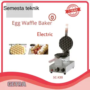 EGG WAFFLE BAKER GETRA LISTRIK SC-X30