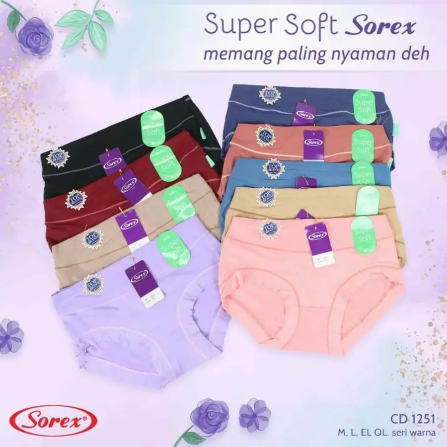 SOREX Cd Basic Midi Super Soft 1251 SOREX Panties Original
