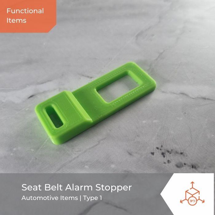 Seat Belt Alarm Stopper | Belt Buzzer | Seatbelt Buckle | 3D Print-1 2