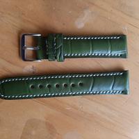 Gambar 20mm 22mm Green Croco (Kulit Sapi) Leather Strap Kulit Asli Tali Jam dari Tali Jam Tangan com Kota Tangerang Selatan 2 Tokopedia