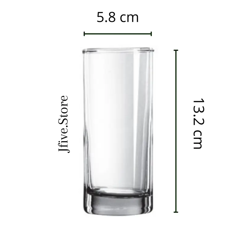Gelas Jus | Gelas Minum Tinggi | Gelas Susu | Gelas Kaca Swiss 250ml 4
