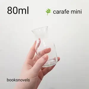 80ml 100ml Carafe Karafe Server Pot Kopi Minuman Sirup Gula Susu Mini
