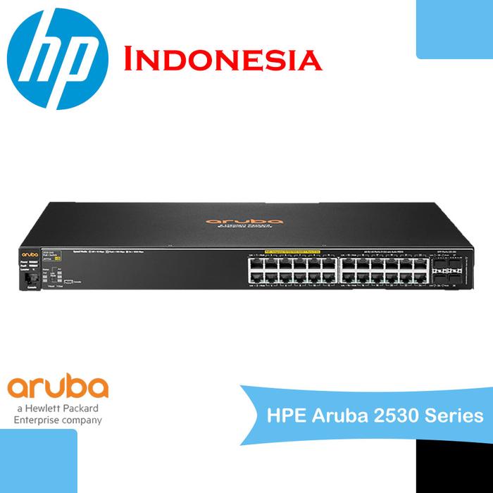 Jual HPE Aruba 2530-24G-PoE+ J9773A Switch PoE Managed 24 Port