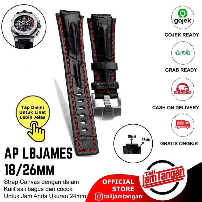Gambar Tali Jam Tangan Kulit AP Lebron James 18/26 - Lug 18mm/26mm dari Tali Jam Tangan com Kota Tangerang Selatan 4 Tokopedia