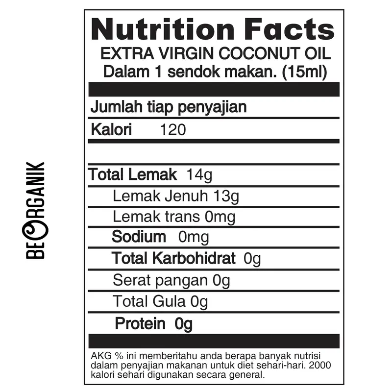 Extra Virgin Coconut Oil VCO 250ml - Minyak Kelapa Murni 100% Organik 5