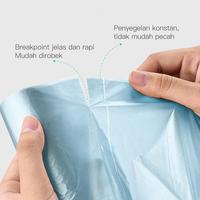 Gambar Rakuzen Premium Trash Bag Uk. 45 x 50 - Kantong Sampah - Milky Blue dari Bagusmartofs Kota Administrasi Jakarta Barat 4 Tokopedia