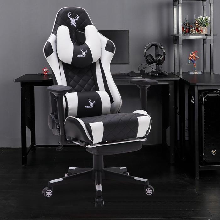 Gambar SAGE SG5 Chair Kursi bangku GAMING game With Footrest 180° SG-5 - Putih dari hans computer Kota Administrasi Jakarta Pusat 4 Tokopedia