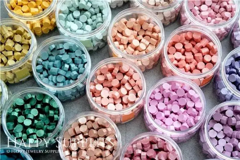 Seal Wax Beads Jar (500 Beads / Jar), Pilihan warna swipe ke kiri