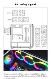 Gambar Cougar DarkBlader X5 - Tempered Glass Mid-Tower Gaming Case - White dari Duta Mandiri Infokom Kota Administrasi Jakarta Pusat 5 Tokopedia