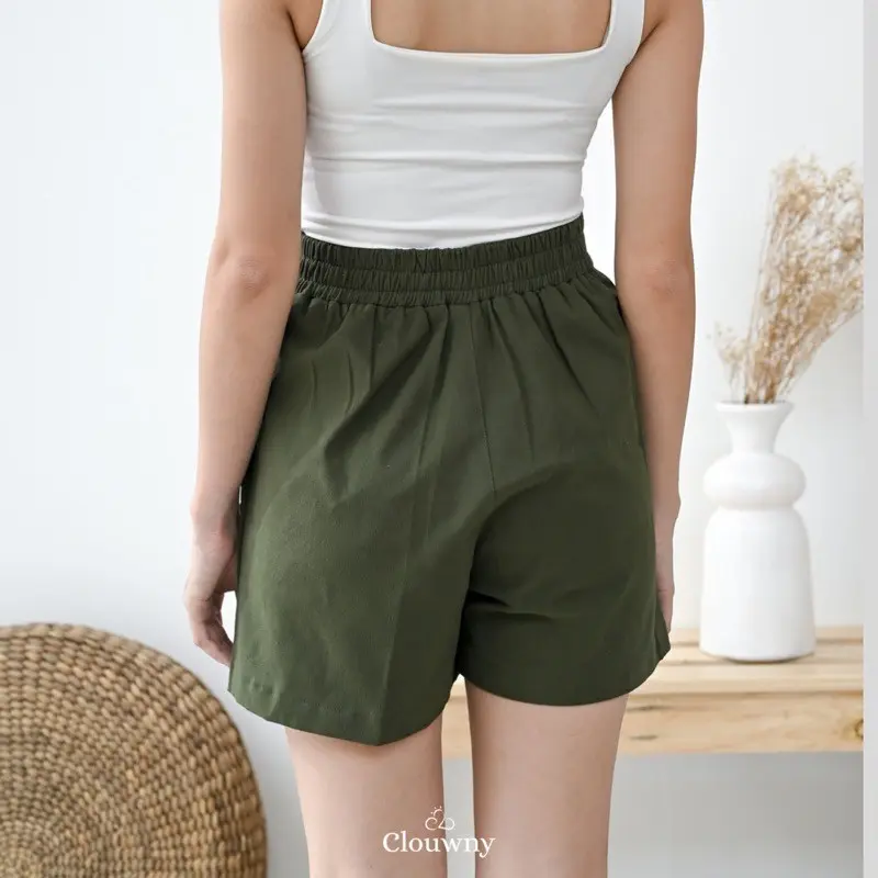 CLOUWNY - Lupita Short Pants Premium Cotton Celana Pendek Fit to XL 4