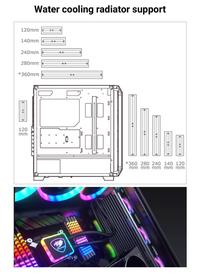 Gambar Cougar DarkBlader X5 - Tempered Glass Mid-Tower Gaming Case - White dari Duta Mandiri Infokom Kota Administrasi Jakarta Pusat 4 Tokopedia