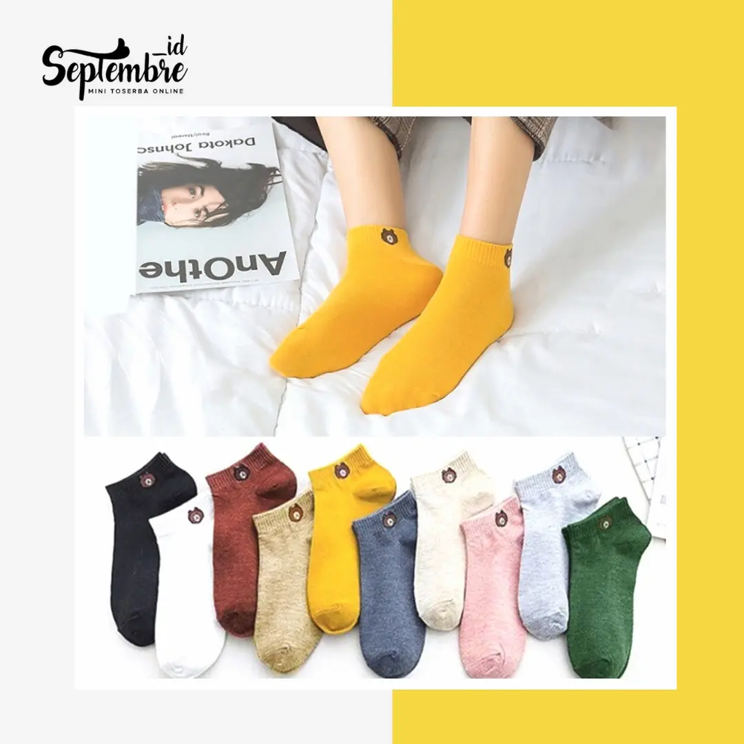 Kaos Kaki Pendek Unisex Kaos Kaki Cowok Cewek Semata Kaki