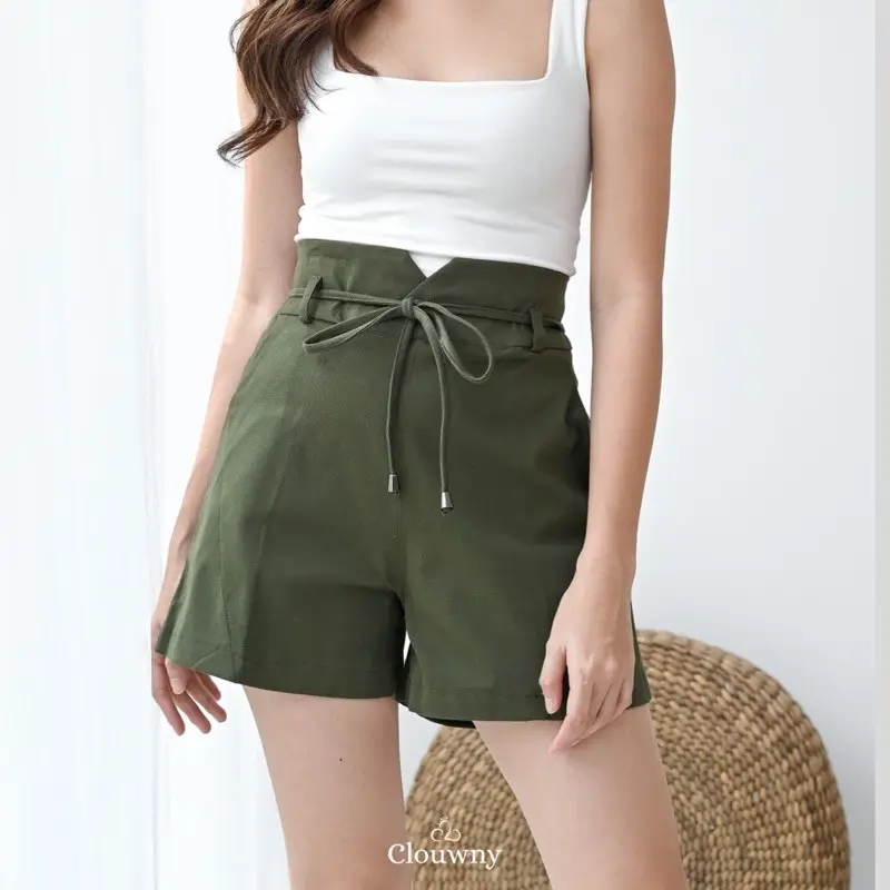 CLOUWNY - Lupita Short Pants Premium Cotton Celana Pendek Fit to XL 1
