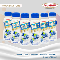 Gambar Yummy Yofit Yoghurt Drink Blueberry 6 x 180ml dari YUMMY Dairy Kota Administrasi Jakarta Timur 1 Tokopedia