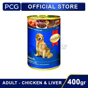 SmartHeart Canned Dog Food Adult Chicken & Liver Flavor 400 Gr