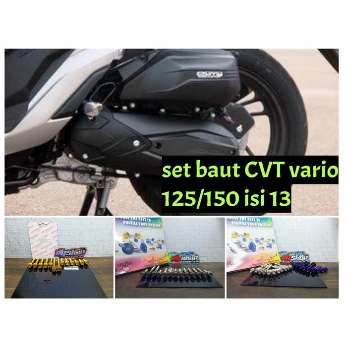 Gambar Baut probolt set CVT vario 125/150 led 2015-2020 original heng dari NJ_shop accesories Kota Bandar Lampung Tokopedia