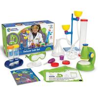 Gambar Learning Resources Primary Science Deluxe Lab Set dengan 2 Tabung Reaksi Besar, Pipet Tetes, 2 Corong, Kacamata Pengaman, Tiang Tinggi, dan 20 Kartu Aktivitas Dua Sisi untuk Ilmuwan Pemula dari Learning Resources Indonesia Kota Tangerang 1 Tokopedia