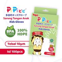 Gambar Bagus PiPi Sarung Tangan Plastik Anak Ketebalan 10 µ dan isi 100 pcs / Pack - 1 Pack dari Bagusmartofs Kota Administrasi Jakarta Barat 2 Tokopedia