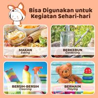 Gambar Bagus PiPi Sarung Tangan Plastik Anak Ketebalan 10 µ dan isi 100 pcs / Pack - 1 Pack dari Bagusmartofs Kota Administrasi Jakarta Barat 5 Tokopedia
