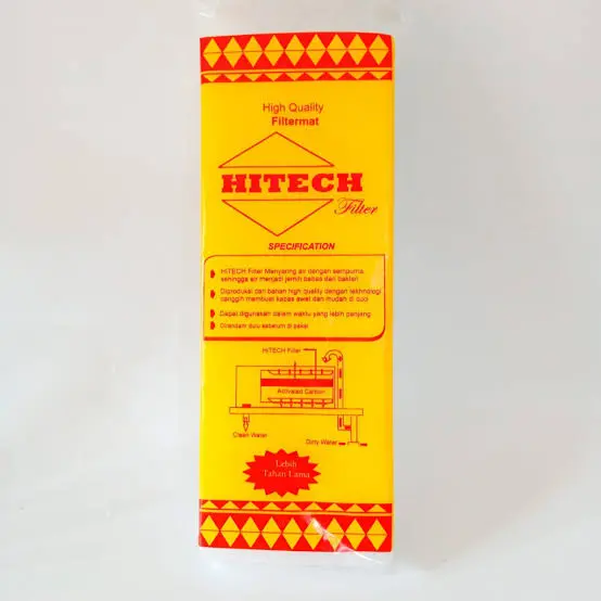 Kapas Filter Kualitas Tinggi Tebal Recent Hitech 1 Lapis 1