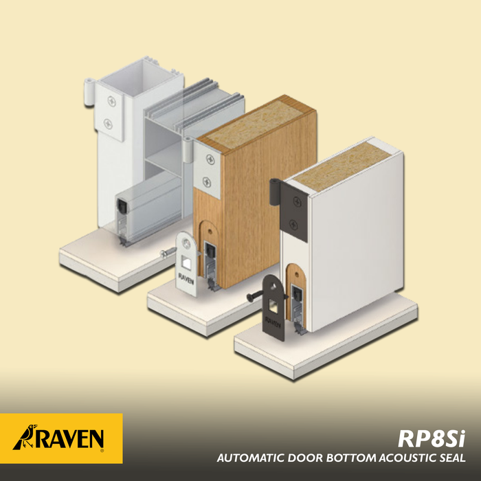 Gambar RAVEN Acoustic Automatic Door Bottom Drop Seal RP8SI 1070mm – Seal Pintu Otomatis Anti Suara, Serangga & Debu dari RAVEN DOOR SEAL Kota Administrasi Jakarta Barat Tokopedia
