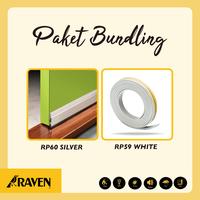 Gambar RAVEN Door Seal Bundling RP60 Silver + RP59 White - Penutup Celah Pintu dan Jendela Anti Suara, Serangga & Debu dari RAVEN DOOR SEAL Kota Administrasi Jakarta Barat 1 Tokopedia