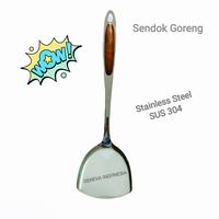 Gambar Sendok Goreng/Sodet/Sutil Stainless Gagang Motif Kayu GENEVA dari Geneva Indonesia Kota Administrasi Jakarta Barat 1 Tokopedia