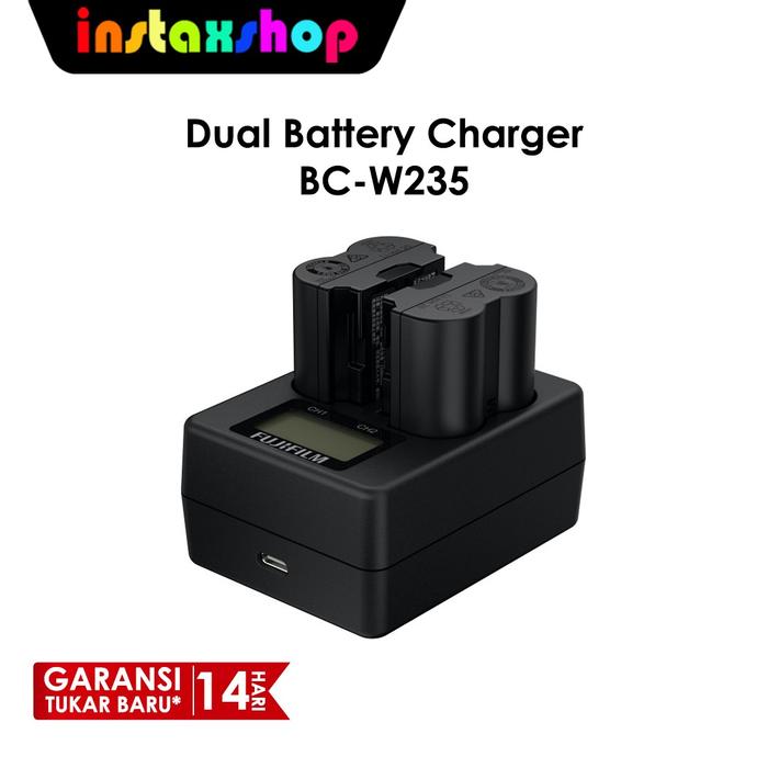 Gambar FUJIFILM Original Battery & Charger NP-W235 XT4 Lithium-Ion BCW235 - BATTERY dari Instaxshop Kota Bandung Tokopedia