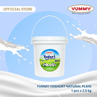 Gambar Yummy Yoghurt Natural Plain 1 x 2.5kg dari YUMMY Dairy Kota Administrasi Jakarta Timur 1 Tokopedia