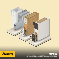 Gambar RAVEN Acoustic Automatic Door Bottom Drop Seal RP8SI 920mm – Seal Pintu Otomatis Anti Suara, Serangga & Debu dari RAVEN DOOR SEAL Kota Administrasi Jakarta Barat 1 Tokopedia